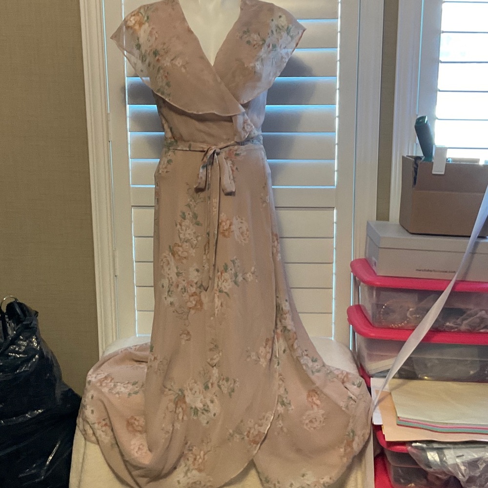 Floral Wrap Dress